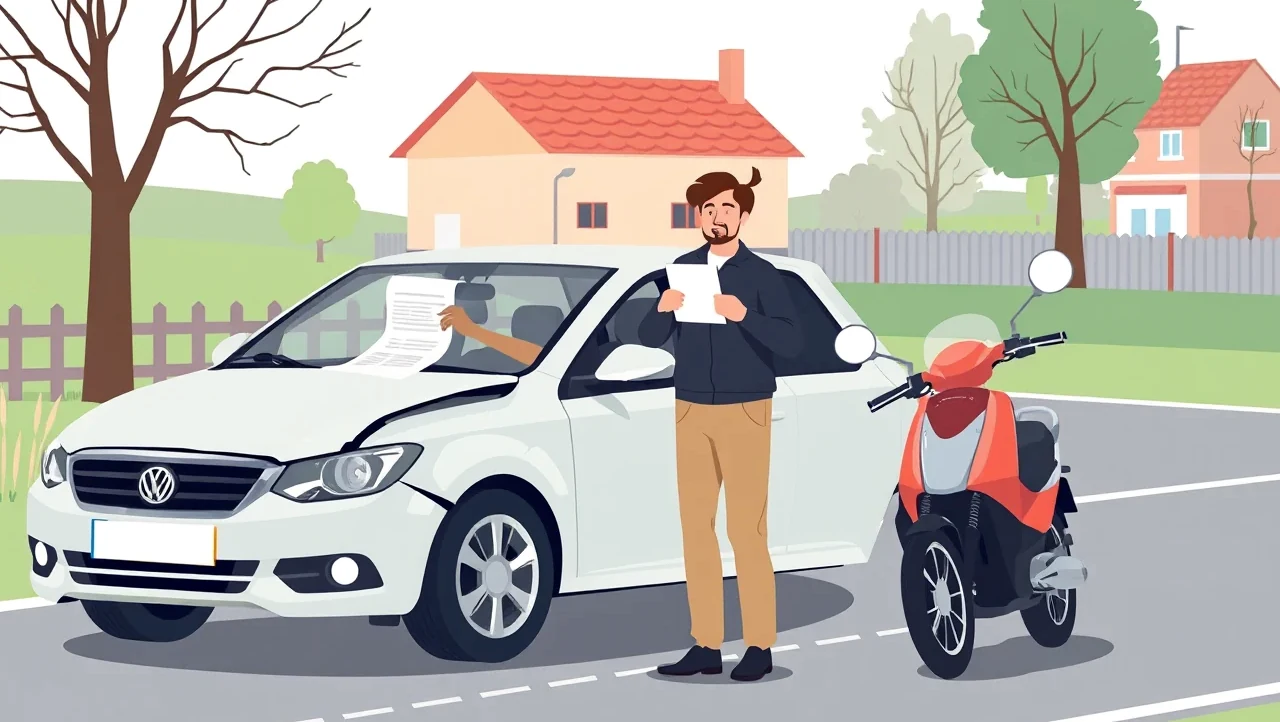 Poisťovací likvidátor s tabletom podrobne skúma poškodenie karosérie v autoservise