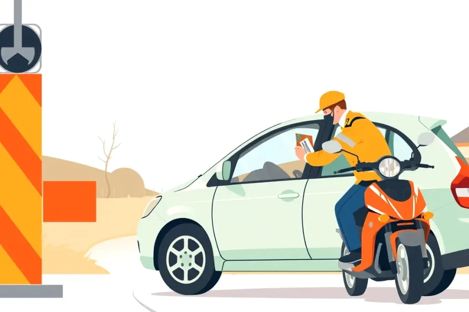 Vodič ukazuje hliadke Policajného zboru obrazovku smartfónu s QR kódom digitálneho dokladu