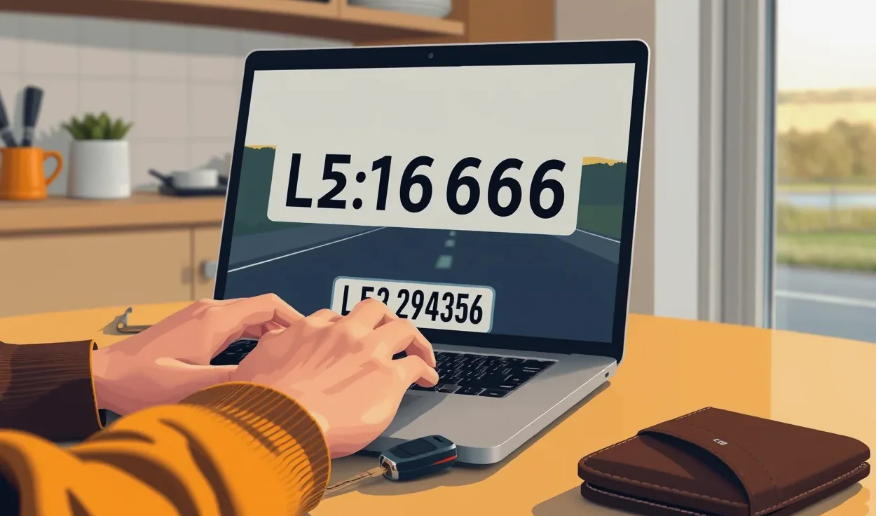 Elektronická kontrola diaľničných známok na mýtnej bráne nad diaľnicou