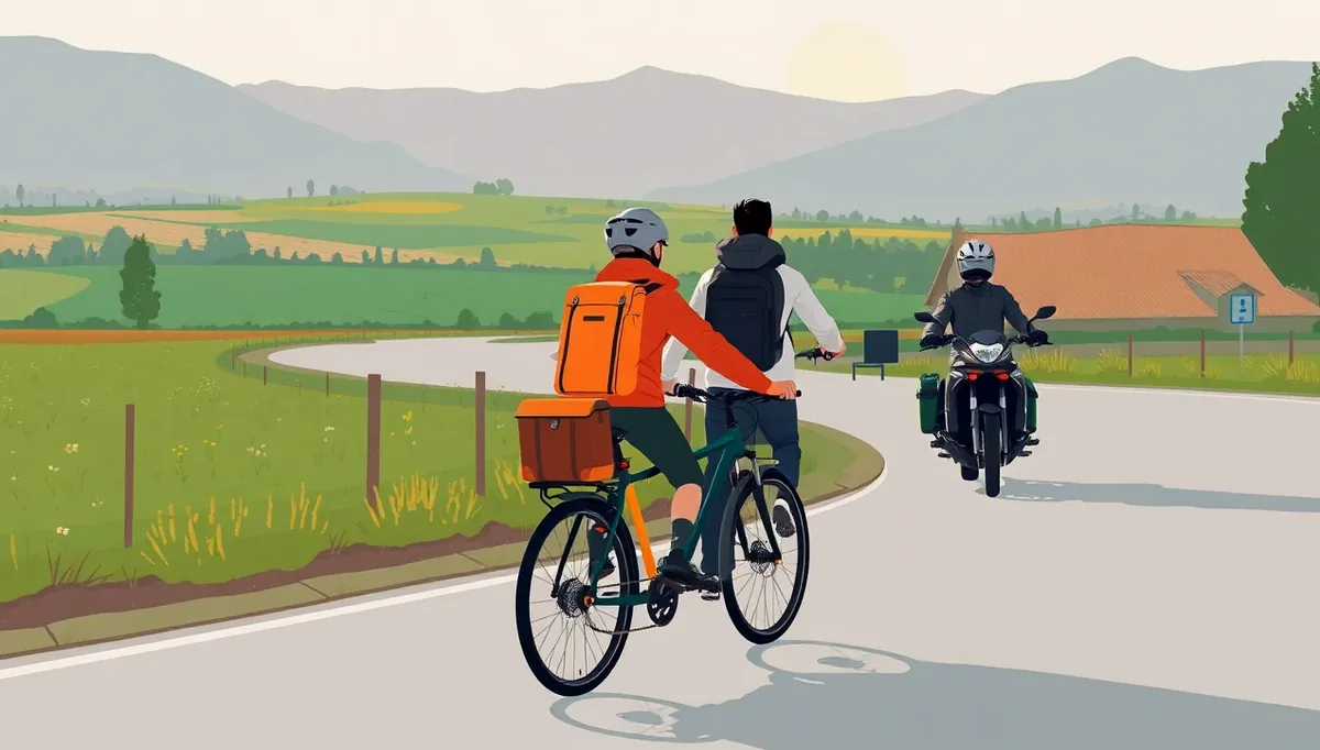 Detailný záber na výrobný štítok na ráme bicykla s technickými parametrami