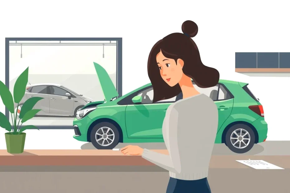 Príjazd žltej odťahovej služby k nepojazdnému osobnému automobilu na krajnici