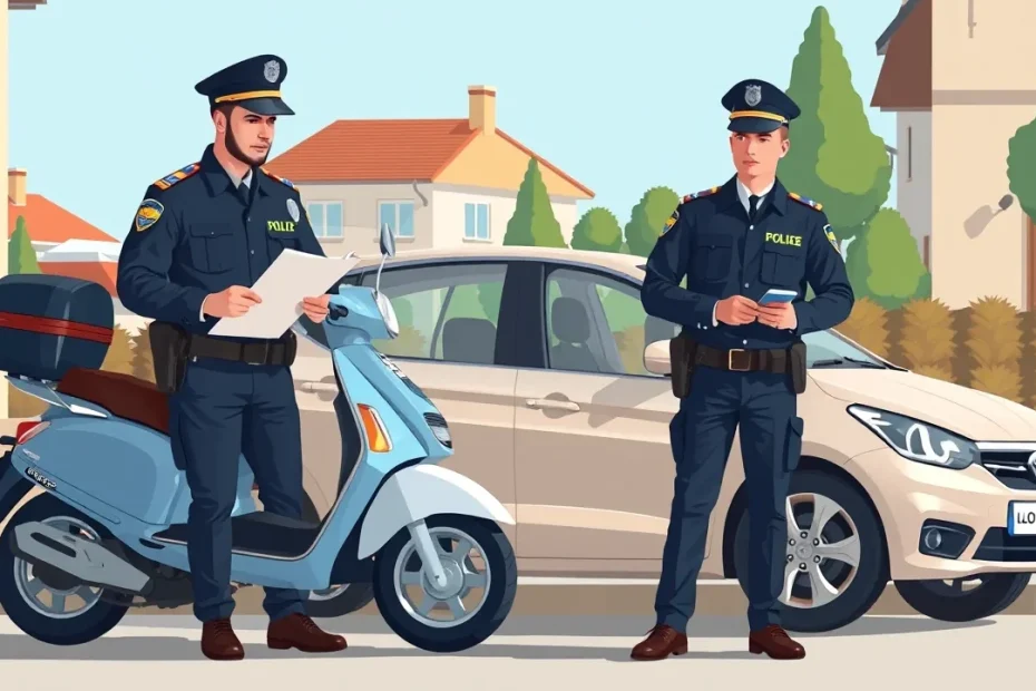 Kolízia chodca a elektrickej kolobežky na mestskom chodníku