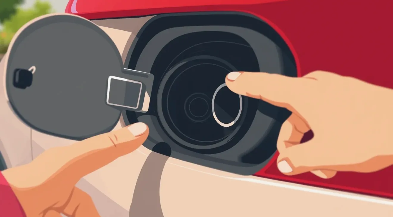 Automechanik v servise kontroluje demontovaný palivový filter vozidla