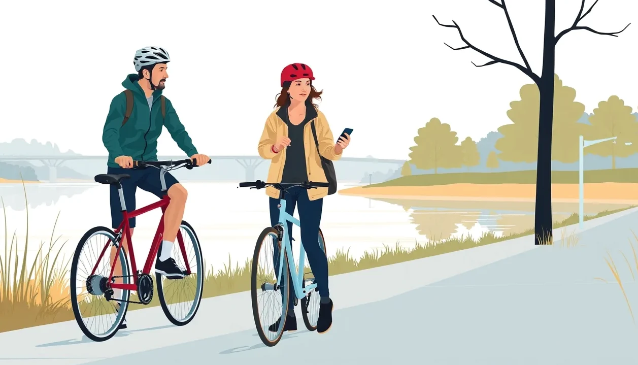 Upevnenie dvoch elektrických bicyklov na nosiči na ťažnom zariadení auta