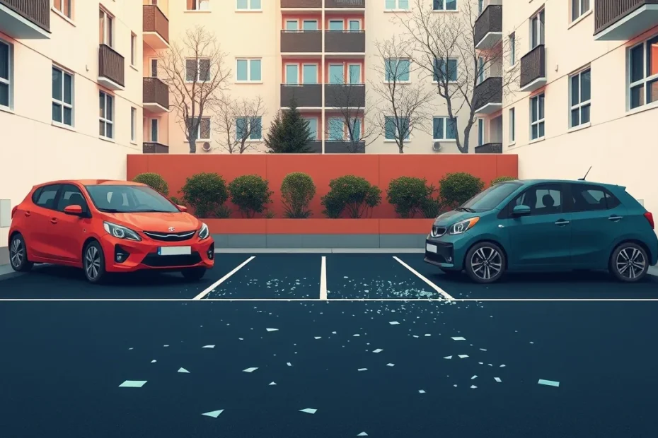 Predajca odovzdáva kľúče od nového bieleho auta spokojnému kupujúcemu pred autosalónom