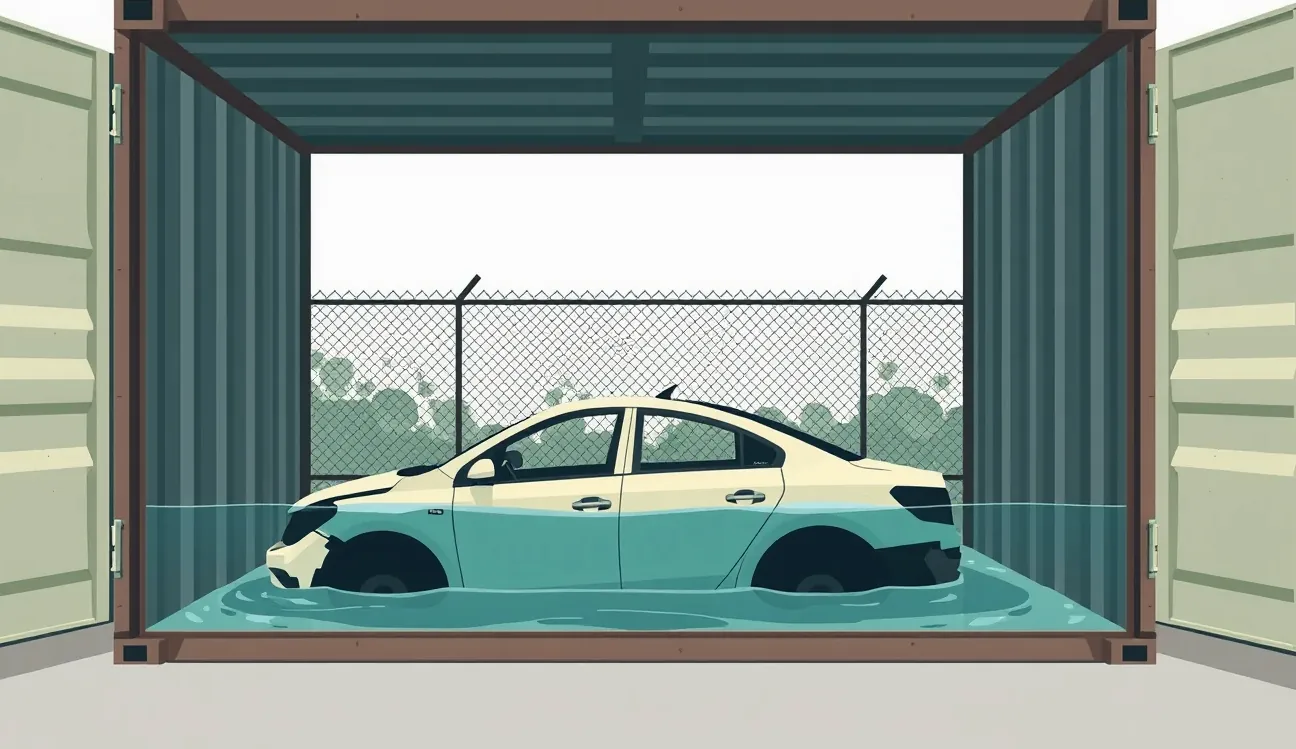 Hasiči ochladzujú poškodený elektromobil vodným prúdom