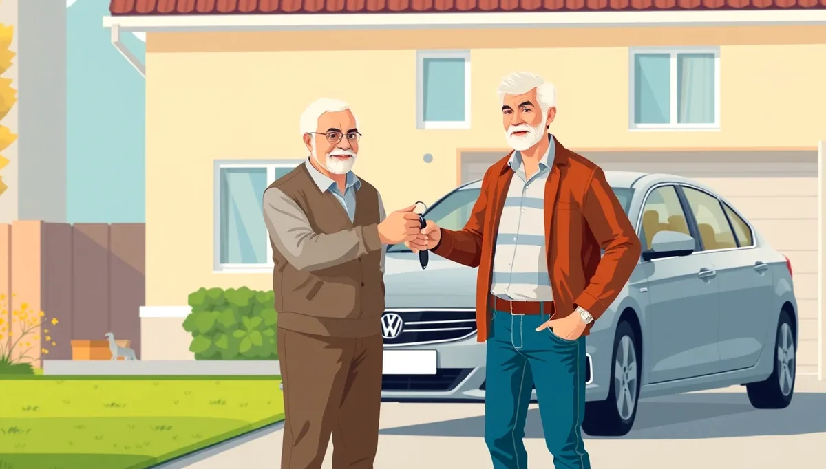 Písací stôl s poistnou zmluvou a zelenou kartou k vozidlu