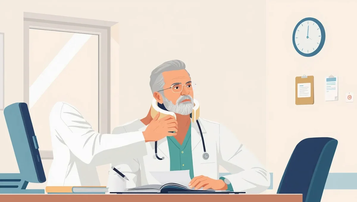 Lekár vypisuje lekársku správu a bodové ohodnotenie úrazu pre poisťovňu