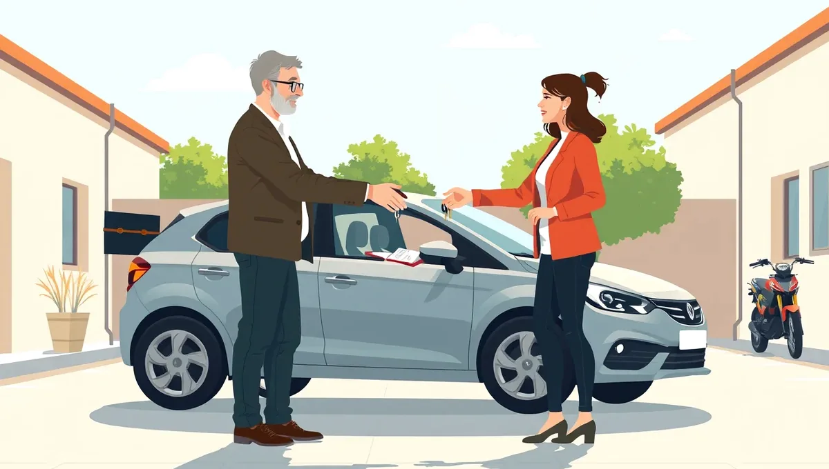 Starší vodič kontroluje motor a technické údaje vozidla Seat